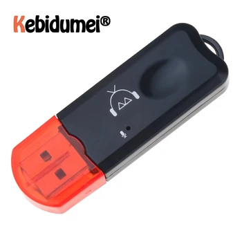 USB Adaptörü Bluetooth Alıcısı Ses Stereo Kablosuz Handsfree Bluetooth V2.1 Adaptörü Dongle Kiti Hoparlör İphone Araba