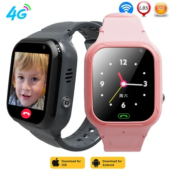 XiaoMi 2022 Yeni GPS Akıllı İzle Çocuklar HD Kamera Desteği 4G Sım Kart Çağrı Smartwatch Wifi GPS Konumlandırma iPhone Xiaomi İçin çocuk