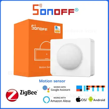 SONOFF Hareket Sensörü ZigBee Mini Akıllı Ev Gerçek zamanlı 110° Hareket Algılama Tetik Alarm Sistemi İle Çalışır ZBBridge eWeLink