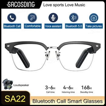 Sürüş Akıllı Gözlük Bluetooth Çağrı Ses Asistanı Müzik Dinlemek Gözlük Akıllı Spor Polarize Güneş Gözlüğü Anti-Mavi Gözlük