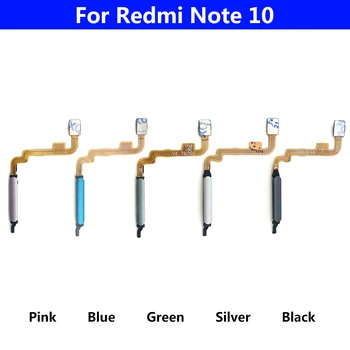 10 Adet Dokunmatik KİMLİK Xiaomi Redmi İçin Not 10 Pro Ana Menü Düğmesi Flex Kablo Şerit Parmak İzi Sensörü Flex Onarım Bölümü