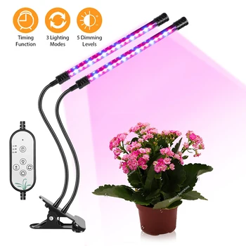 Işık büyümeye yol açtı tam spektrum Phytolamp Uzaktan kumanda USB İle Bahçecilik Phyto iç mekan lambası yetiştirme bitkiler çiçekli