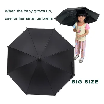 1 adet Ayrılabilir Bebek Arabası Şemsiye Ayarlanabilir Arabası Bebek Arabası Kapağı UV Işınları Güneş Gölge Şemsiye Yağmur Koruyucu dış ortam aracı