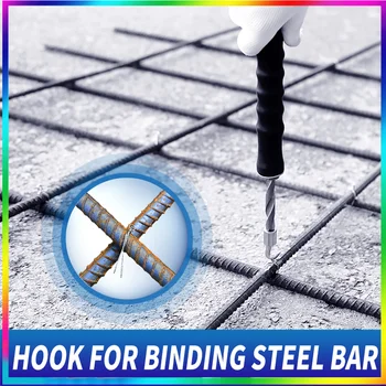 Yarı otomatik İnşaat Demiri katmanlı şantiye sarma aracı tel düğüm pense çelik tel tring aracı çelik çubuk bağlama kancası