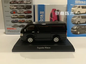 1:64 kyosho toyota Hiace van siyah Koleksiyonu döküm alaşım arabası modeli süsler