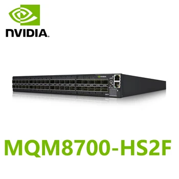 NVIDIA Mellanox MQM8700-HS2F Kuantum HDR InfiniBand Anahtarı 1U 40 x HDR 200 Gb / sn Bağlantı Noktaları 16 Tb/sn Toplam Anahtar Çıkışı