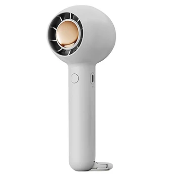 Mini Taşınabilir Fan, Küçük el fanı USB şarj edilebilir pil, Kişisel El Fanı Kapalı Açık Beyaz