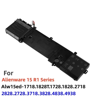 Alienware 15 R2 ALW15ED için 2023 Yükseltme 5600mah-1718 2718 2828 3718 3828 4838 4938 Dizüstü bilgisayar pili Büyük kapasiteli