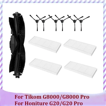 11 ADET Parçaları Tikom G8000 / G8000 Pro / Mobilya G20 / G20 Pro Elektrikli Süpürge Ana Yan Fırçası Hepa Filtre