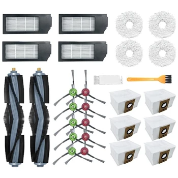 Ecovacs Deebot için X1 Omnı Turbo Elektrikli Süpürge Aksesuarları Ana Fırçası HEPA Filtre Paspas Temizlik Bezi Toz Torbası Yedek