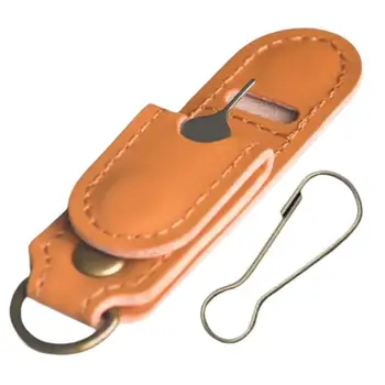 SIM kart çantası PU Deri Kaldırma itici pim Aracı çanta Ayrılabilir O-ring ile Taşınabilir telefon kartı Tutucu Çanta Hediye