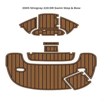 2005 Stingray 220 DR Yüzmek Platformu Adım Pedi Tekne EVA Köpük Tik Güverte Zemin Mat