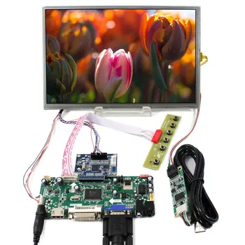 HDMI+VGA+DVI+Ses Denetleyici Kurulu İle 1920x1200 10.1 inç B101UAN01.Dirençli Dokunmatik Panel