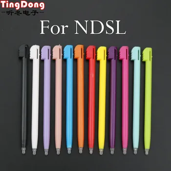 TingDong Toptan 12 Renkler Plastik Dokunmatik Ekran Stylus Kalem Nintendo ND SL için 3DS XL için DS Oyun Aksesuarları