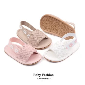 Moda PU kauçuk Taban Bebek Ayakkabıları Yenidoğan Yaz Sevimli Bebek Yürüyor Bebek Erkek Kız Ayakkabı