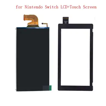 Lcd ekran Ekran için Nintendo Anahtarı HAC-001 Sayısallaştırıcı Dokunmatik Ekran QR Kodu İle Yedek parça Aksesuar