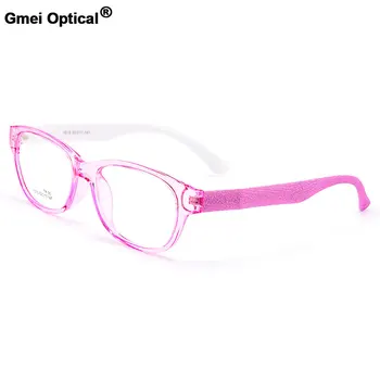 Gmei Optik Urltra-İşık TR90 Tam Jant kadın Optik Gözlük Çerçeveleri Kızların Plastik Miyopi Gözlük 8 Renk İsteğe Bağlı M1013